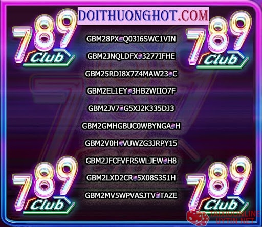 789 Club - Săn cơn mưa giftcode tài xỉu