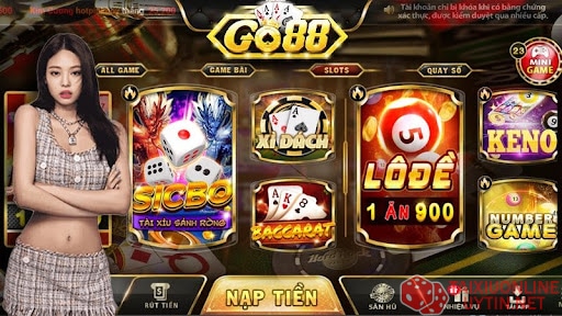 Kho tàng game online nổi trội của Go88 tài xỉu