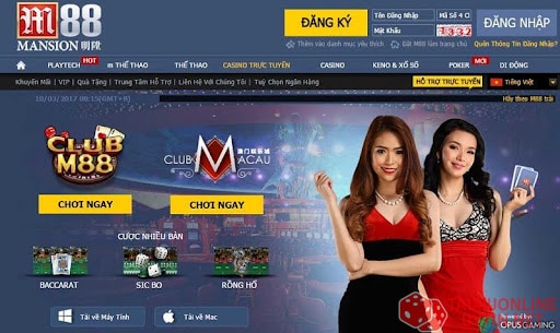 Tài xỉu nhà cái M88 có kho tàng game cực khủng